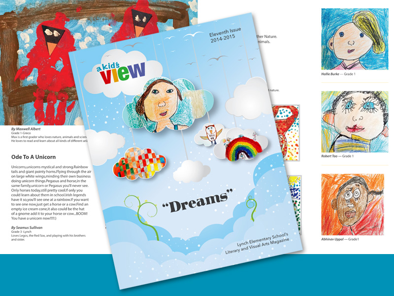 We helped design and layout this fun art & literary magazine featuring over 200 works of art by elementary school children.